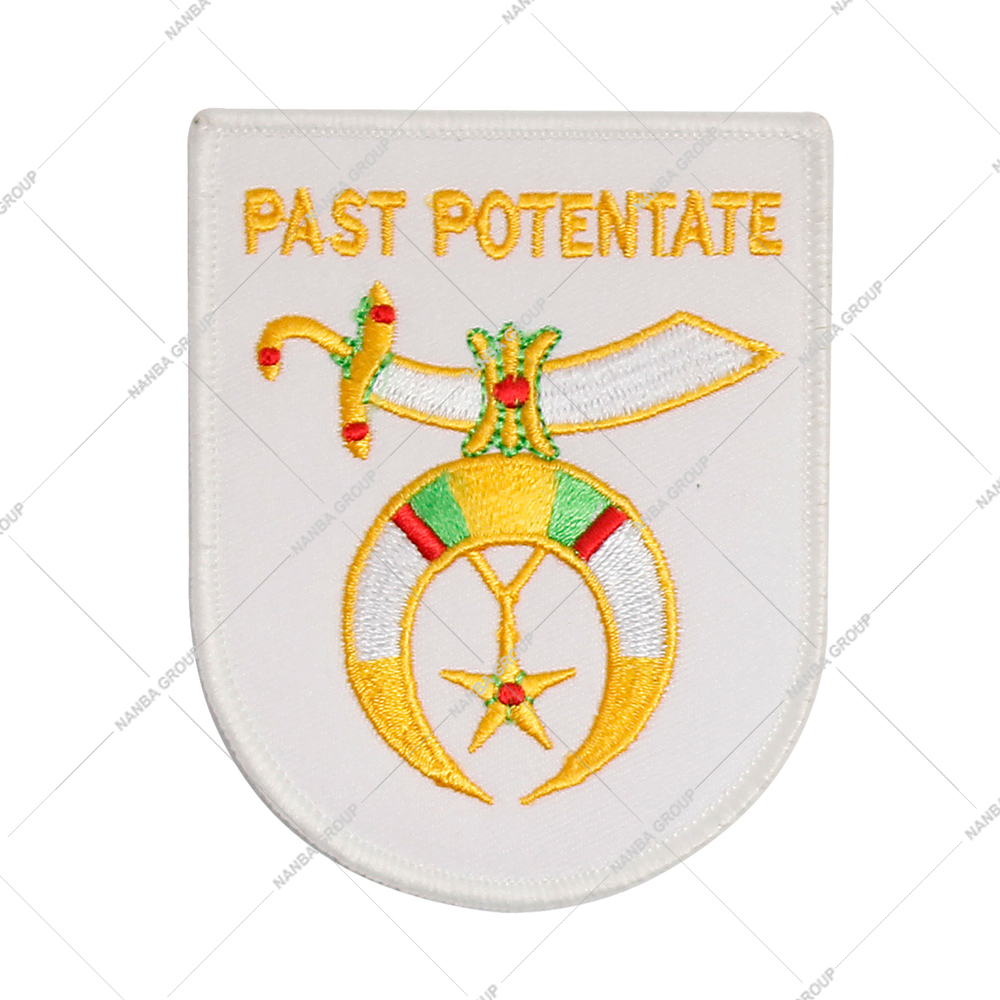 Photo-07 Premium Masonic Shriners Past Potentate embroidered patch Machine Embroidered - Image 1