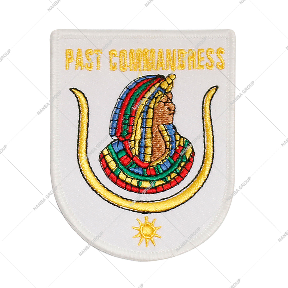 Photo-07 Custom Embroidered Iron-On Patch for Hats & Apparel-Daughters of Isis (D.O.I.) Design - Image 1