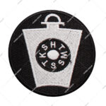 Embroidered Patch Features a Masonic Keystone Design With The Inscription "HTWSSTKS