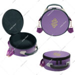 limited Masonic Scottish Rite 33rd Degree Sovereign Grand Commanders Crown Cap Case Purple Embroidered