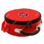 Red Leather Masonic Royal Arch Chapter Crown Cap Case Embroidered Patch