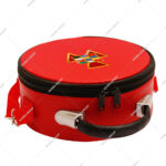 Masonic Royal Arch Past High Priest red imitation leather crown cap carrying case