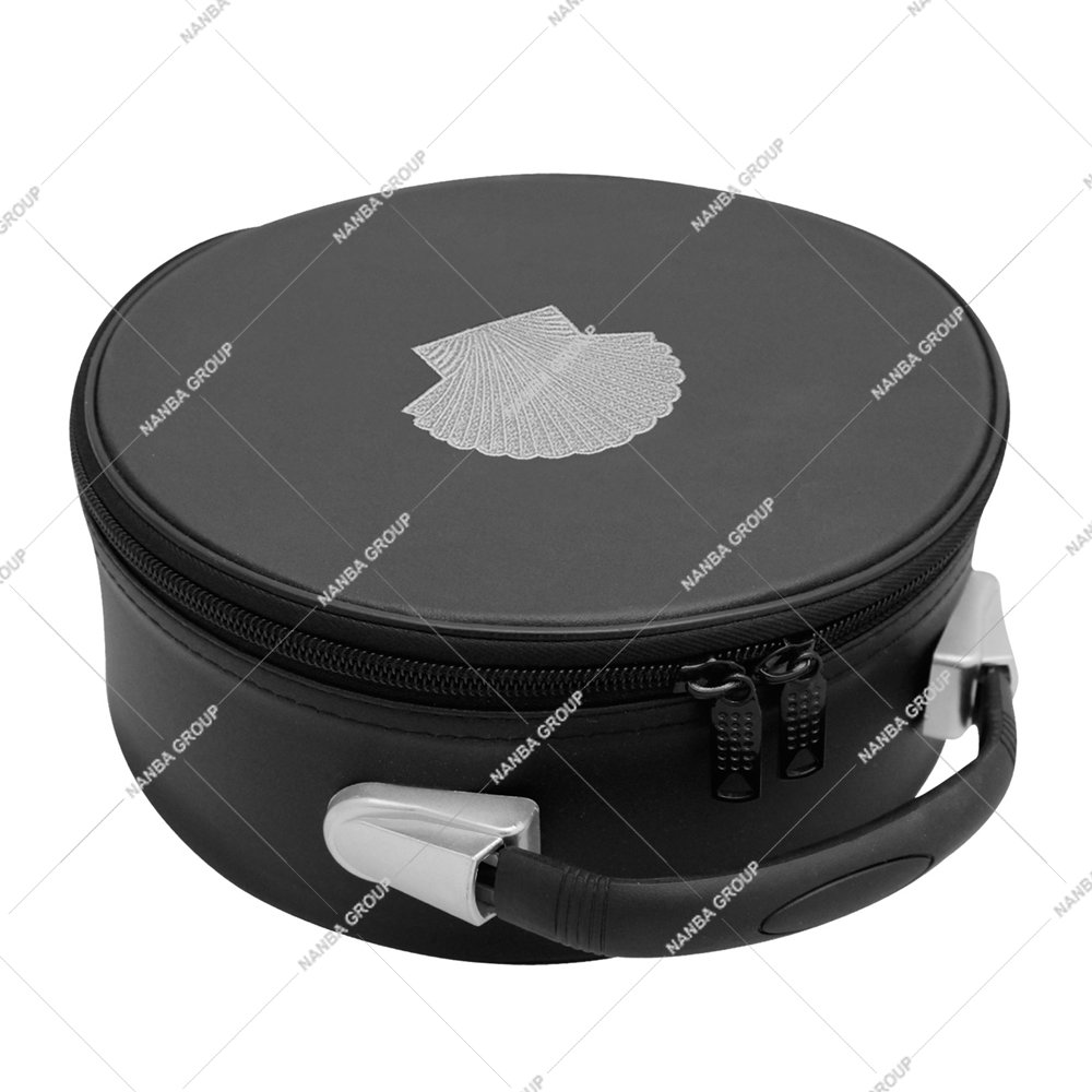 Photo-06 Masonic Crown Best Quality Cap Case ST Thomas Of Acon Embroidered Emblem (Silver) - Image 1