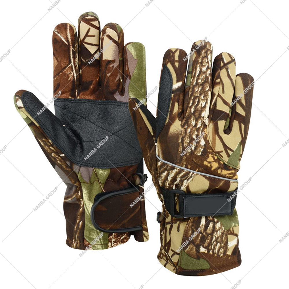 27 Low MOQ Full Finger Non-Slip Lightweight Winnter Hunting Gloves with Watermark Printing - Image 1