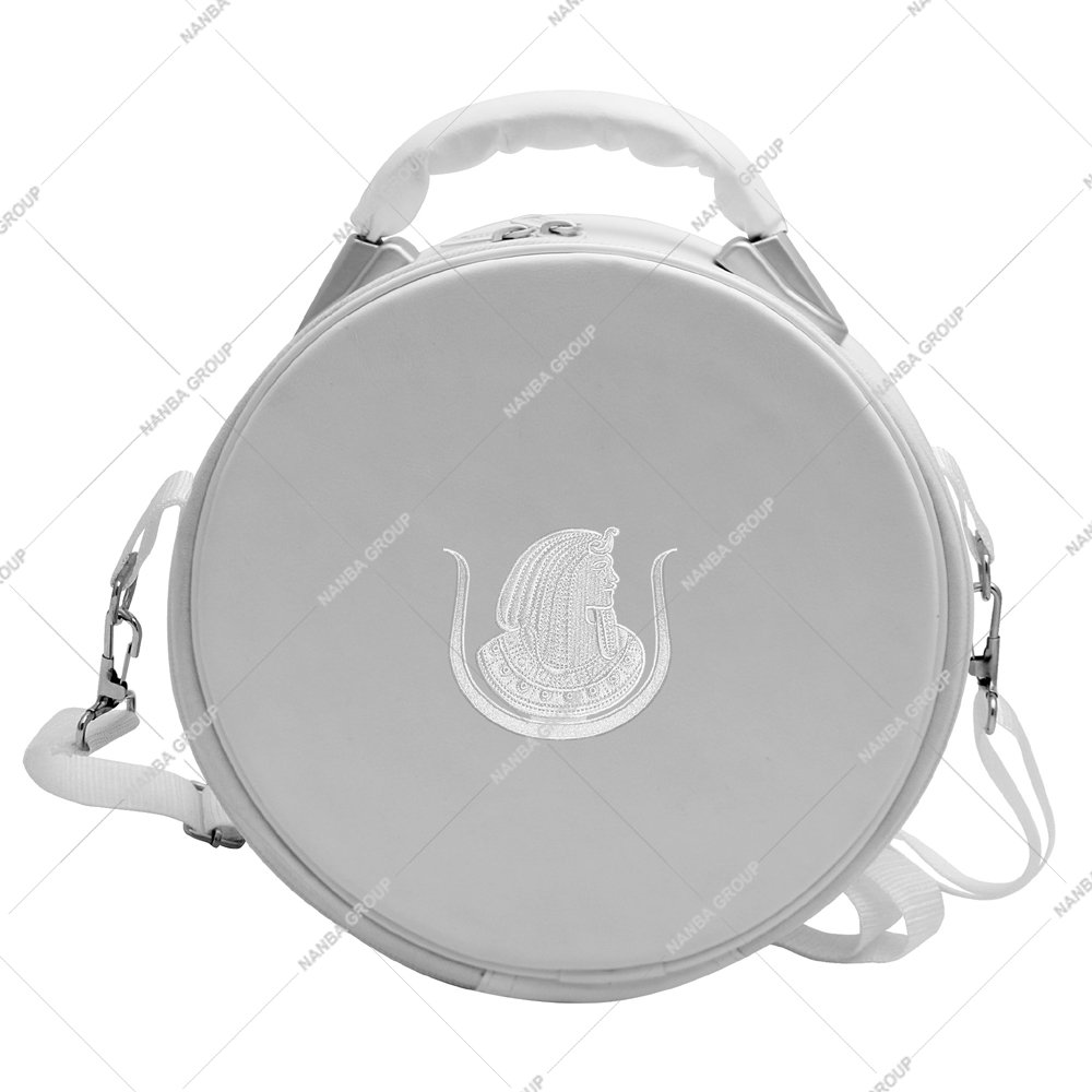 Nanba Group Watermark copy White Daughters of Isis Emblem Imitation Leather Lightweight Machine Embroidery Strap Cap Case - Image 1