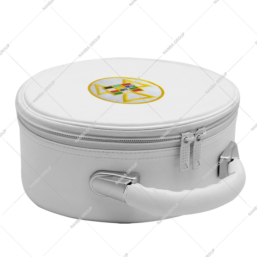 Photo-06 White The Order Of The Golden Circle Machine Embroidery With Strap - Image 1